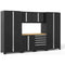 NewAge Pro 3.0 Series 7-Piece Cabinet Set With Base, Wall, Tool Drawer Cabinet, Lockers and 56 in. Worktop