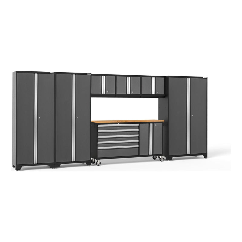 NewAge Bold Series 7 Piece Cabinet Set With Project Center, Wall Cabinets and Lockers