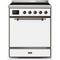 ILVE 30" Majestic II Series Induction Range with 4 Elements 2.3 cu. ft. Total Oven Capacity TFT Oven Control Display UMI30QNE3