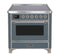 ILVE 36" Majestic II Series Electric Induction and Electric Oven Range with 5 Elements UMI09NS3