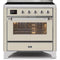 ILVE 36" Majestic II Series Electric Induction and Electric Oven Range with 5 Elements UMI09NS3