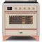 ILVE 36" Majestic II Series Electric Induction and Electric Oven Range with 5 Elements UMI09NS3