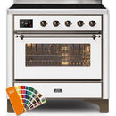 ILVE 36" Majestic II Series Electric Induction and Electric Oven Range with 5 Elements UMI09NS3