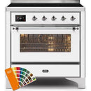 ILVE 36" Majestic II Series Electric Induction and Electric Oven Range with 5 Elements UMI09NS3