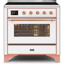 ILVE 36" Majestic II Series Electric Induction and Electric Oven Range with 5 Elements UMI09NS3