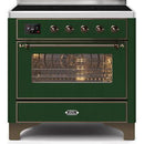 ILVE 36" Majestic II Series Electric Induction and Electric Oven Range with 5 Elements UMI09NS3