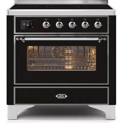 ILVE 36" Majestic II Series Electric Induction and Electric Oven Range with 5 Elements UMI09NS3