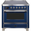 ILVE 36" Majestic II Series Electric Induction and Electric Oven Range with 5 Elements UMI09NS3