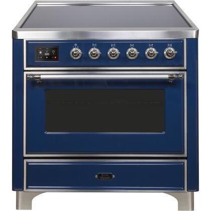 ILVE 36" Majestic II Series Electric Induction and Electric Oven Range with 5 Elements UMI09NS3