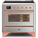 ILVE 36" Majestic II Series Electric Induction and Electric Oven Range with 5 Elements UMI09NS3