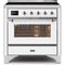 ILVE 36" Majestic II Series Electric Induction and Electric Oven Range with 5 Elements UMI09NS3