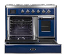 ILVE 40 Inch Majestic II Series Natural Gas/ Propane Gas Burner and Electric Oven with 6 Sealed Burners UMD10FDNS3