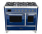 ILVE 40 Inch Majestic II Series Natural Gas/ Propane Gas Burner and Electric Oven with 6 Sealed Burners UMD10FDNS3