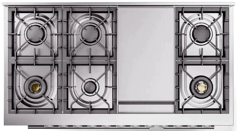 ILVE 48-Inch Professional Plus II Freestanding Dual Fuel Range with 8 Sealed Burner UP48FWMP