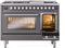 ILVE 48-Inch Professional Plus II Freestanding Dual Fuel Range with 8 Sealed Burner UP48FWMP