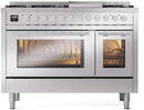 ILVE 48-Inch Professional Plus II Freestanding Dual Fuel Range with 8 Sealed Burner UP48FWMP