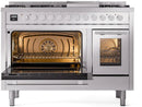 ILVE 48-Inch Professional Plus II Freestanding Dual Fuel Range with 8 Sealed Burner UP48FWMP