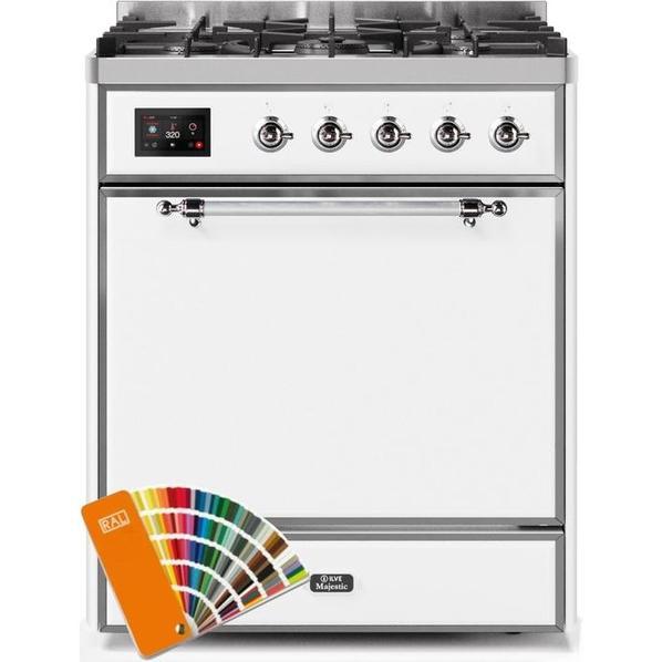 ILVE - Majestic II Series - 30 Inch Dual Fuel Freestanding Range Gas/Propane UM30DQNE3