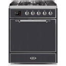 ILVE - Majestic II Series - 30 Inch Dual Fuel Freestanding Range Gas/Propane UM30DQNE3