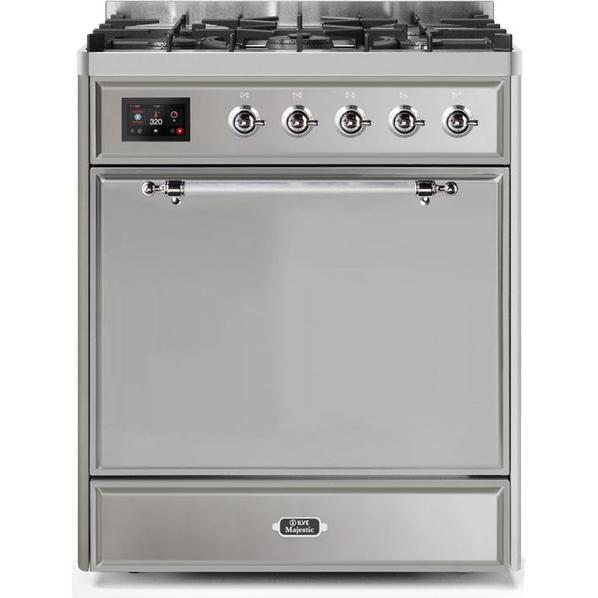 ILVE - Majestic II Series - 30 Inch Dual Fuel Freestanding Range Gas/Propane UM30DQNE3