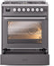 ILVE Professional Plus II 30-Inch Freestanding Dual Fuel Range with 5 Sealed Burner - UP30WMP