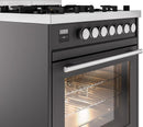 ILVE Professional Plus II 30-Inch Freestanding Dual Fuel Range with 5 Sealed Burner - UP30WMP