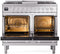 ILVE Professional Plus II 40-Inch Freestanding Dual Fuel Range with 6 Sealed Burner - UPD40FWMP