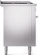 ILVE Professional Plus II 60 Inch Dual Fuel Freestanding Range in Stainless Steel with Trim - UP60FSWMP