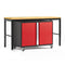 NewAge Pro Series 2 Piece Cabinet Set with 84 in. Workbench and 42 in. Base Cabinet on Casters