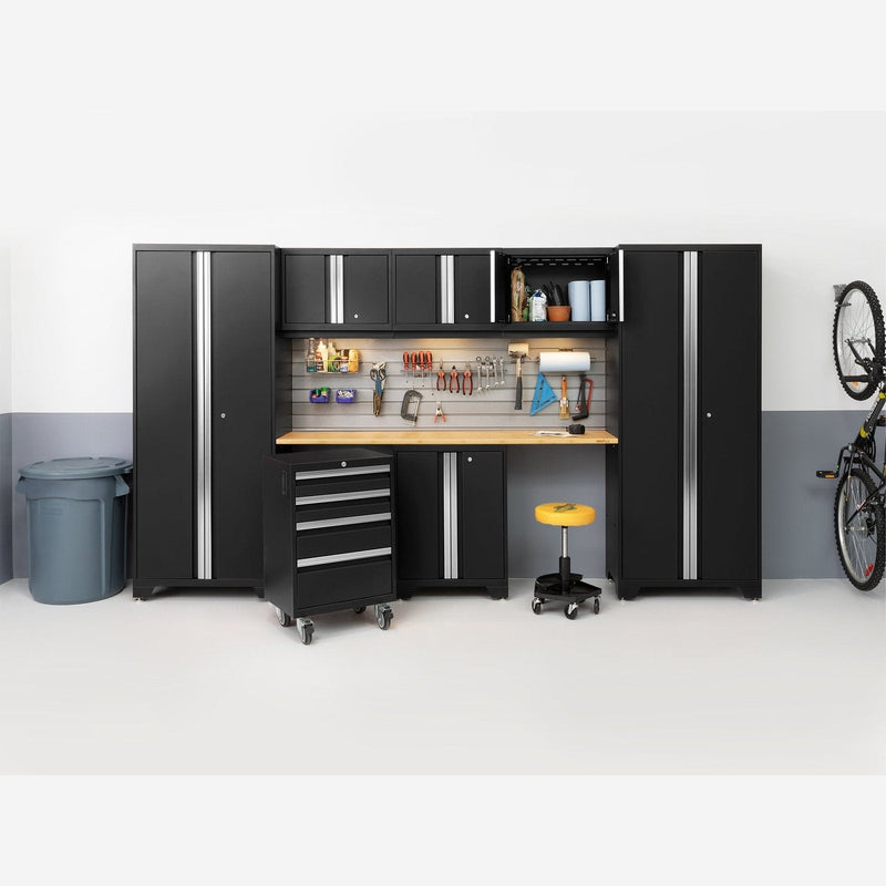 NewAge Bold Series 6 Piece Cabinet Set With Tool, Base, Wall Cabinets and 30 in. Locker