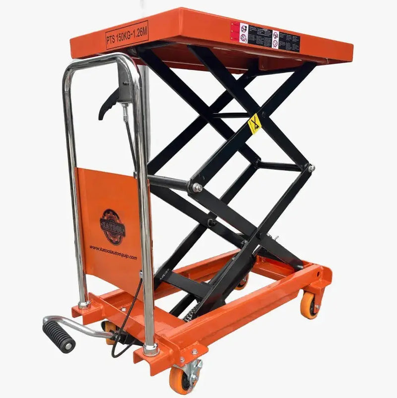 Katool | Hydraulic Lift Table Cart 330lbs Manual Scissor Lift Table