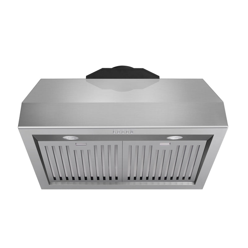 Thor Kitchen 30-Inch Professional Under Cabinet Range Hood in Stainless Steel with 800 CFM Motor - 16.5-Inch Tall TRH3005