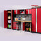 NewAge Pro Series 10 Piece Cabinet Set with Lockers,  Wall, Tool Drawer Cabinets, and 56 in. Worktop